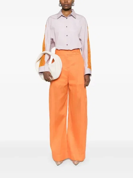 Fusta maxi Alberta Ferretti portocaliu