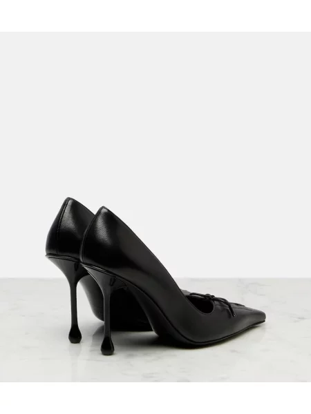 Pantofi cu toc Jimmy Choo din piele negru