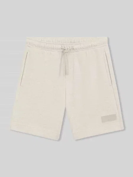 Szorty dresowe o kroju regular fit z mieszanka bawełny model JT_SHORTS' Boss Green białe