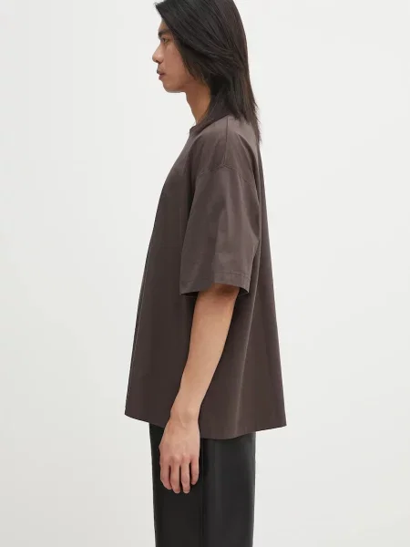 VETEMENTS t-shirt Bats Logo Regular z nadrukiem brązowy