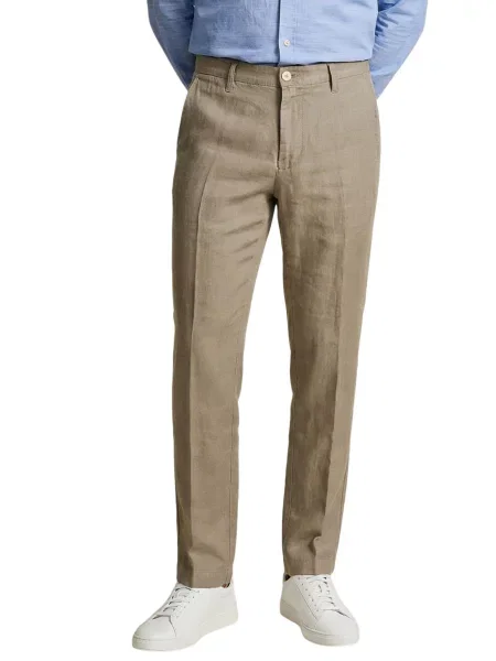 Pantaloni Borghese de in alb