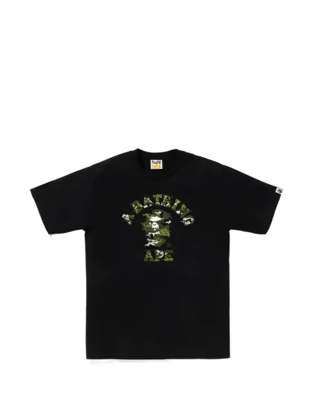 Tricou A Bathing Ape® cu model camuflaj negru