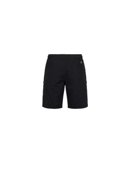 Szorty cargo Lyle & Scott czarne