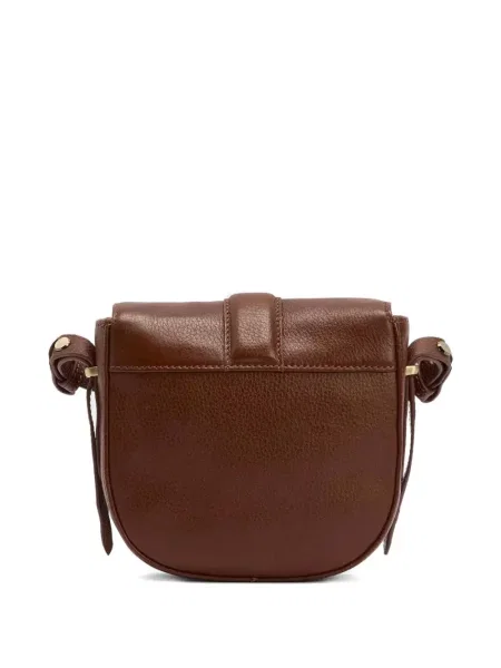 Body Barbour din piele cu cataramă maro