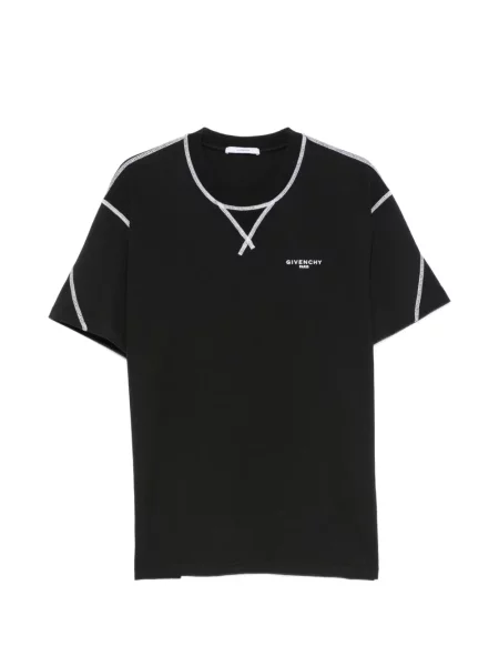 Póló Givenchy nyomtatás fekete