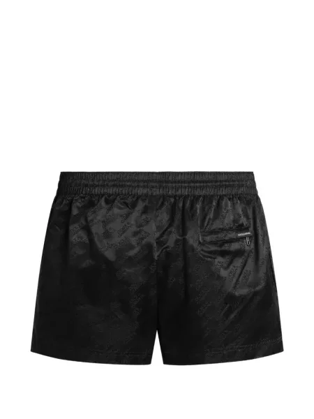 Μποξεράκια Dolce & Gabbana ζακάρ με αυτόγραφο μαύρο