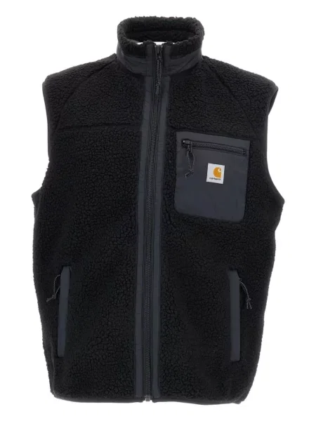 Vestă Carhartt Wip din fleece negru