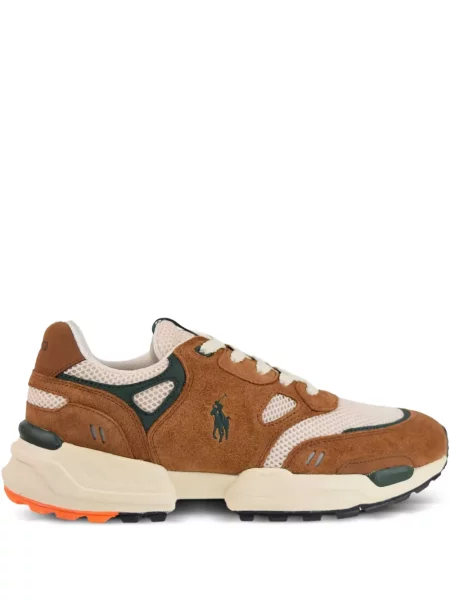 Szarvasbőr jogger Polo Ralph Lauren barna