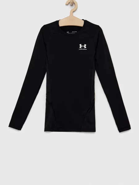 Tréninkové tričko s dlouhým rukávem Under Armour černé