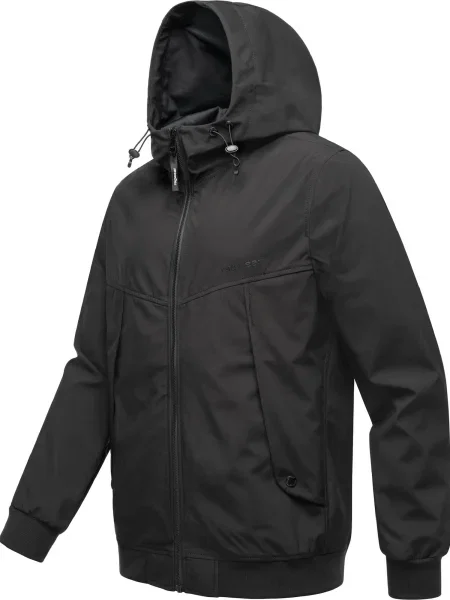 Ragwear Geacă outdoor Tyller Bonded negru