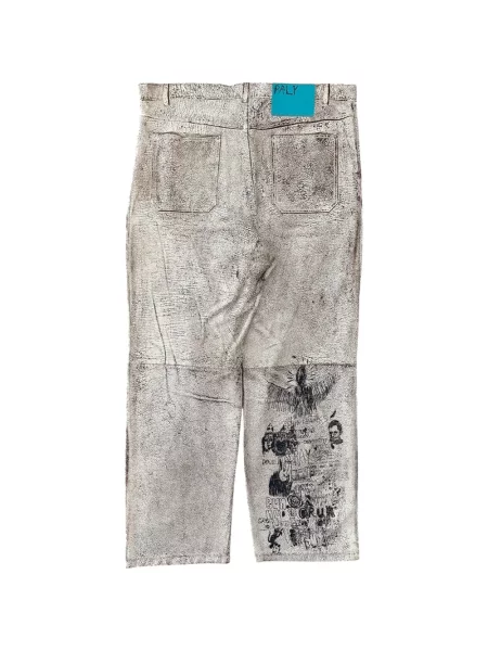 Blugi Paly din piele de căprioară