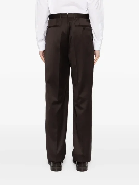 Pantaloni Brioni de lână maro