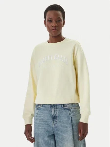 Calvin Klein Jeans Hanorac Logo Graphic alb