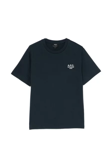 Tricou A.p.c. cu broderie gri