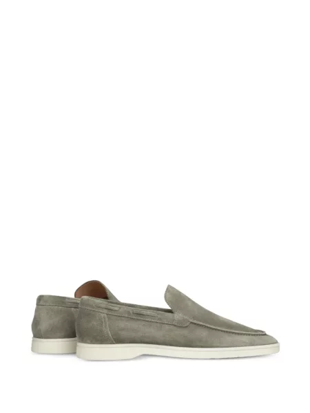 Pantofi loafer Aurélien din piele de căprioară verde
