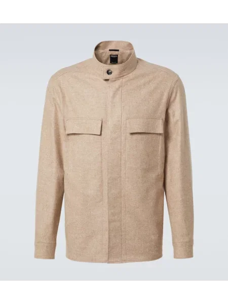 Geacă Zegna din cașmir bej