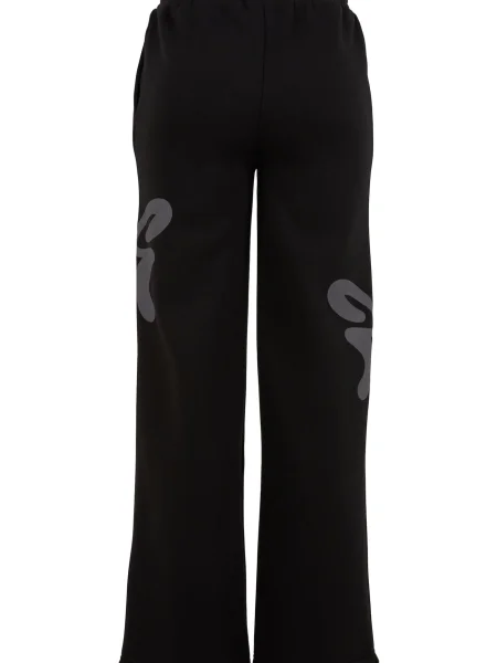 Felicious Pantaloni gri fumuriu negru