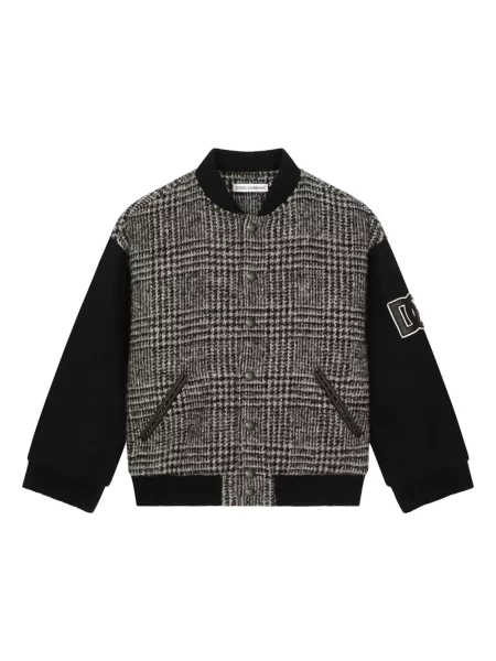 Kurtka bomber dziecięcy Dolce And Gabbana szary