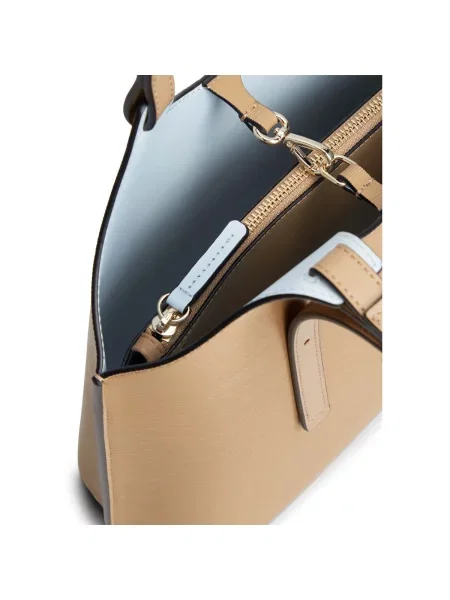 Geantă shopper Tommy Hilfiger bej