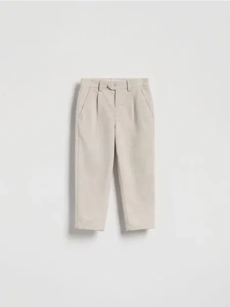 Элегантные брюки Reserved бежевые