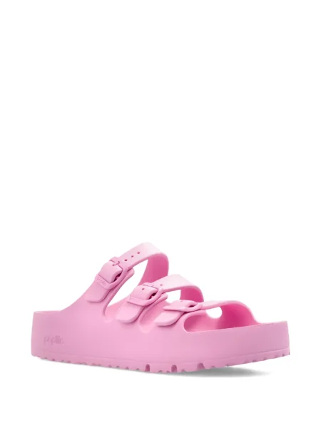 Sandale Birkenstock cu cataramă roz