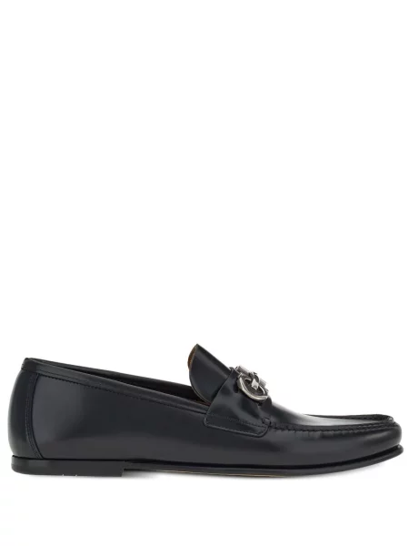 Pantofi loafer Ferragamo cu cataramă negru