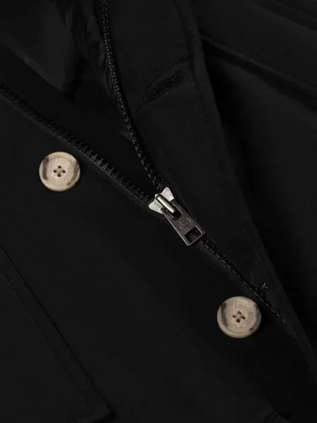 Płaszcz dziecięcy Woolrich czarny