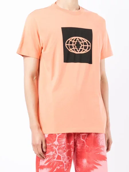 Tričko Marcelo Burlon County Of Milan s potiskem oranžové