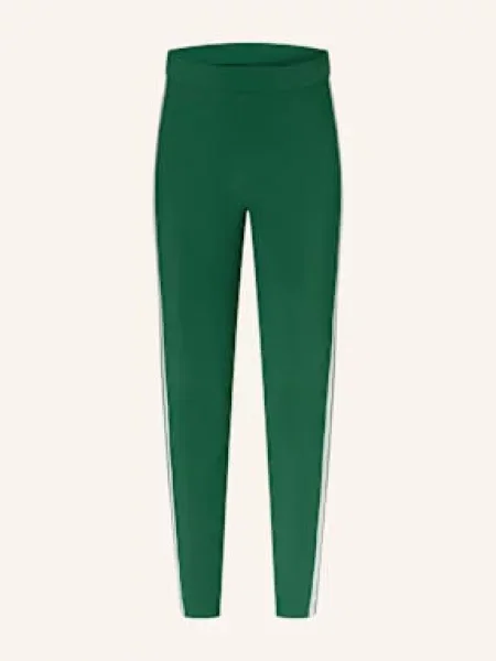 Marc Cain Legginsy Z Lampasami gruen zielone