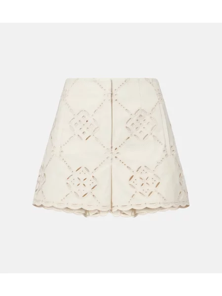 Pantaloni scurți Veronica Beard alb