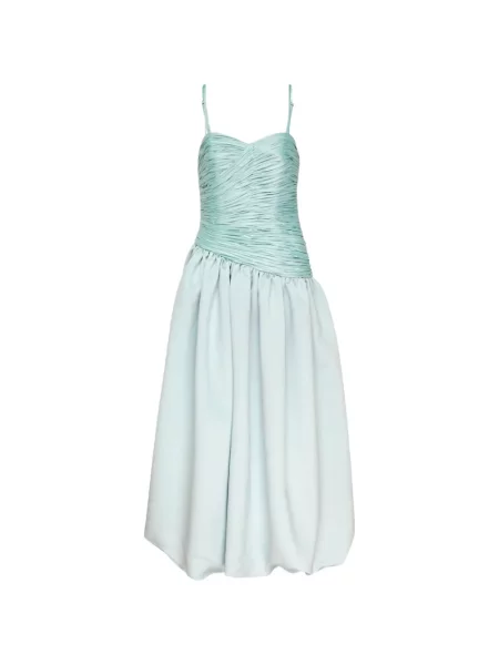 Rochie midi Stolen Stores cu volane albastru