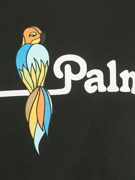 Μπλούζα Palm Angels με σχέδιο μαύρο