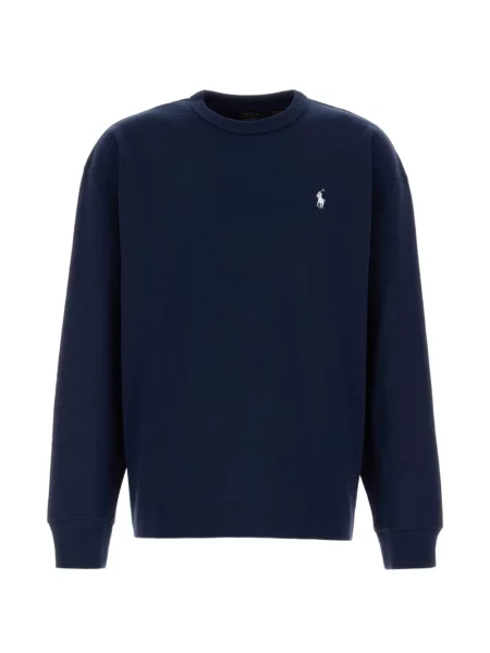 Lung hanorac Polo Ralph Lauren cu broderie albastru