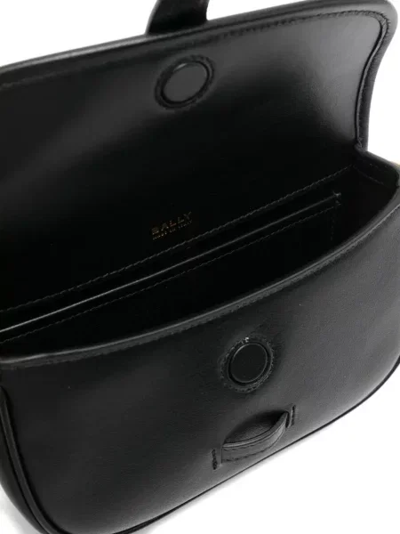 Geanta de piele Bally din piele negru