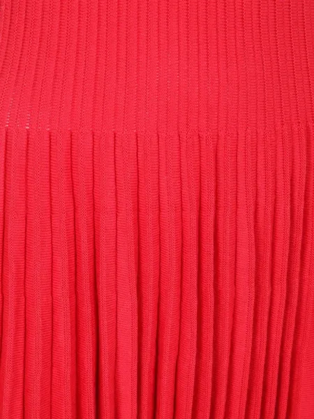 Rochie Magda Butrym plisată de costum roșu