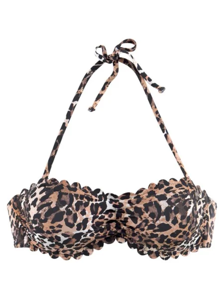 LASCANA Bikini zgornji del Lexa' rjava