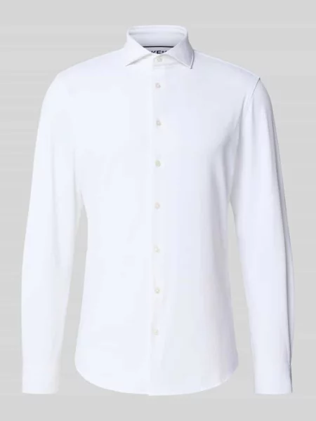 Koszula biznesowa w kroju slim fit z kołnierzykiem typu rekin Jake*s biała