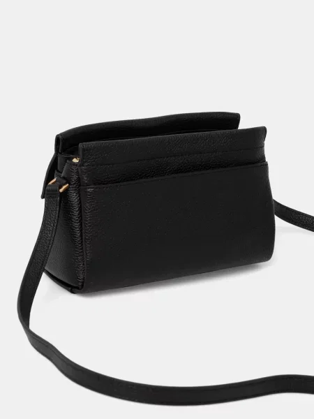 Geanta de piele Dkny negru