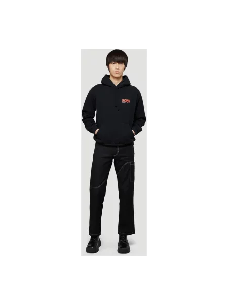 Bluza z kapturem Eden Power Corp z kapturem z logo czarna