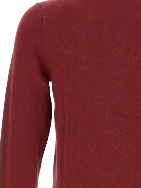 Pulover Sun68 cu decolteu rotund roșu