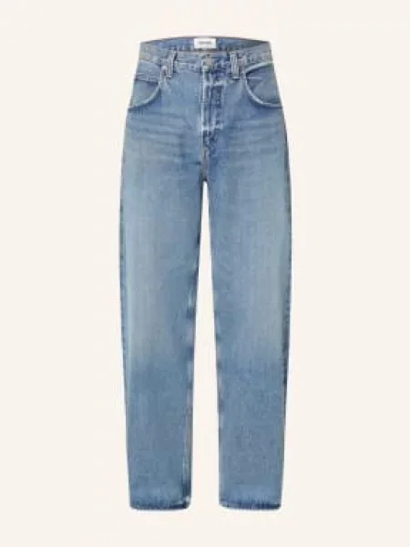 Agolde Dżinsy Fusion Jean Baggy Fit blau khaki