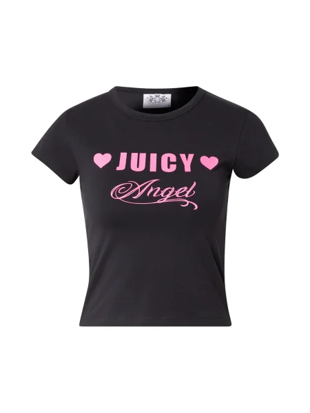 Juicy Couture Tricou roz negru