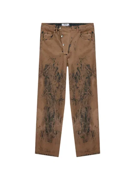 Džíny Msgm hnědé