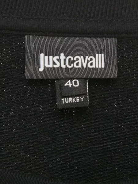 Haftowana bluza Just Cavalli czarna