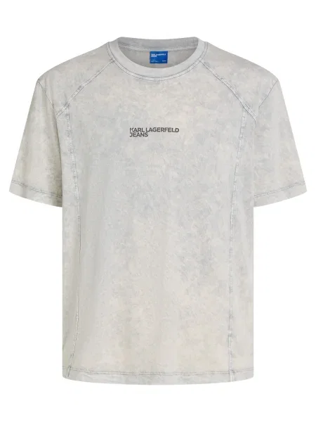 KARL LAGERFELD JEANS Tricou deschis / negru gri