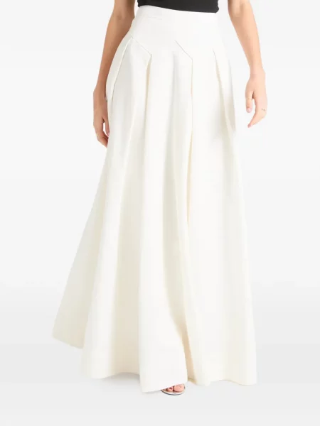 Fusta maxi Temperley London alb