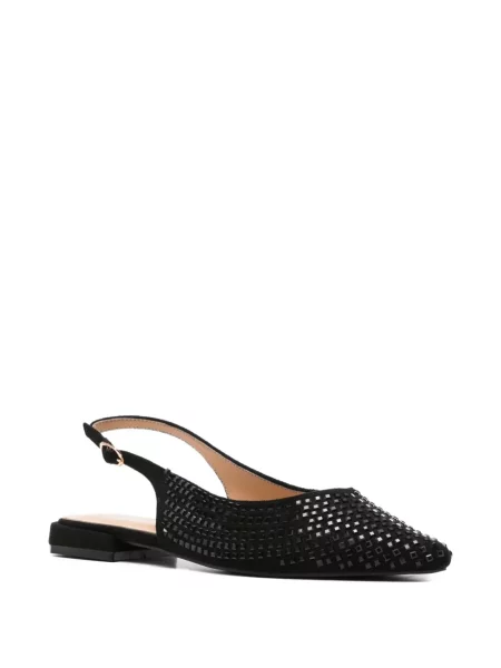 Pantofi cu toc Keys cu tepi negru