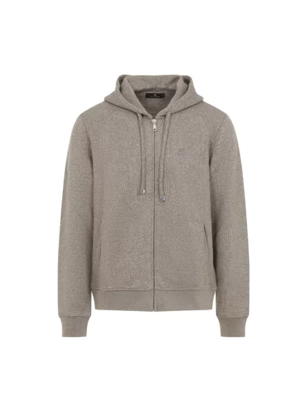 Bluza z kapturem Etro szara