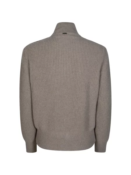 Cardigan Herno tricotate maro
