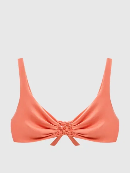 Ліф від купальника з плетінням Fisico помаранчевий